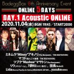Day1 「Acoustic ONLINE」